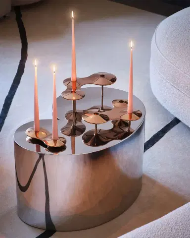 Zaha Hadid Design Cell Stainless Steel Double Candle Holder | Thumbnail 5 Zaha Hadid Design Cell Stainless Steel Double Candle Holder | Thumbnail 5