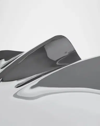 Zaha Hadid Design Serenity Stainless Steel Platter, Large | Thumbnail 3 Zaha Hadid Design Serenity Stainless Steel Platter, Large | Thumbnail 3