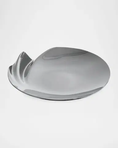 Zaha Hadid Design Serenity Stainless Steel Platter, Medium | Thumbnail 2 Zaha Hadid Design Serenity Stainless Steel Platter, Medium | Thumbnail 2