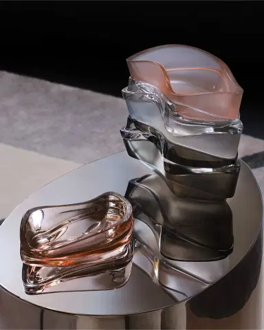 Zaha Hadid Design Plex Stackable Crystal Glass Vessel, 2-Piece Set | Thumbnail 16 Zaha Hadid Design Plex Stackable Crystal Glass Vessel, 2-Piece Set | Thumbnail 16
