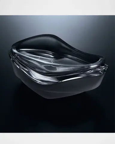 Zaha Hadid Design Plex Stackable Crystal Glass Vessel, 2-Piece Set | Thumbnail 4 Zaha Hadid Design Plex Stackable Crystal Glass Vessel, 2-Piece Set | Thumbnail 4