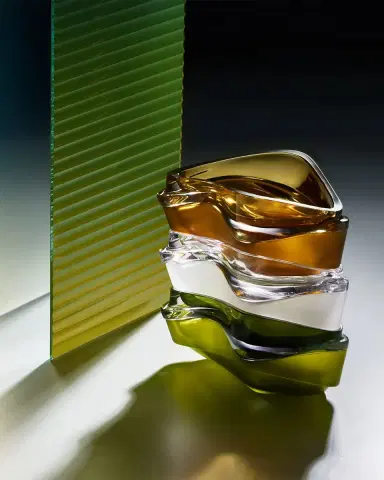 Zaha Hadid Design Plex Stackable Crystal Glass Vessel, 2-Piece Set | Thumbnail 6 Zaha Hadid Design Plex Stackable Crystal Glass Vessel, 2-Piece Set | Thumbnail 6