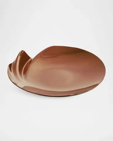 Zaha Hadid Design Serenity Stainless Steel Platter, Medium | Thumbnail 2 Zaha Hadid Design Serenity Stainless Steel Platter, Medium | Thumbnail 2