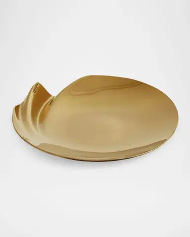 Zaha Hadid Design Serenity Stainless Steel Platter, Medium | Thumbnail 5 Zaha Hadid Design Serenity Stainless Steel Platter, Medium | Thumbnail 5