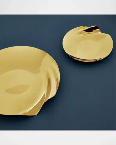 Zaha Hadid Design Serenity Stainless Steel Platter, Medium | Thumbnail 7 Zaha Hadid Design Serenity Stainless Steel Platter, Medium | Thumbnail 7