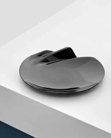 Zaha Hadid Design Serenity Stainless Steel Platter, Medium | Thumbnail 10 Zaha Hadid Design Serenity Stainless Steel Platter, Medium | Thumbnail 10