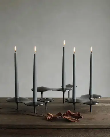 Zaha Hadid Design Cell Stainless Steel Triple Candle Holder | Thumbnail 7 Zaha Hadid Design Cell Stainless Steel Triple Candle Holder | Thumbnail 7