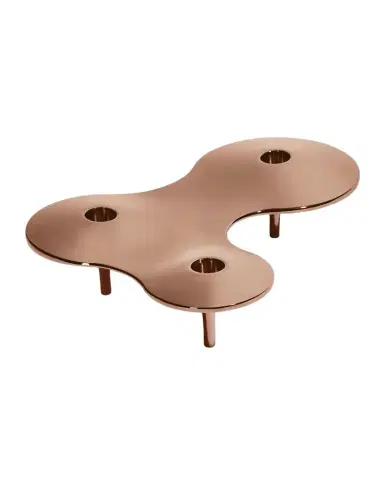 Zaha Hadid Design Cell Stainless Steel Triple Candle Holder | Thumbnail 1 Zaha Hadid Design Cell Stainless Steel Triple Candle Holder | Thumbnail 1