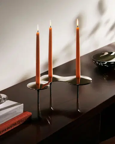 Zaha Hadid Design Cell Stainless Steel Triple Candle Holder | Thumbnail 7 Zaha Hadid Design Cell Stainless Steel Triple Candle Holder | Thumbnail 7