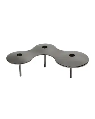 Zaha Hadid Design Cell Stainless Steel Triple Candle Holder | Thumbnail 1 Zaha Hadid Design Cell Stainless Steel Triple Candle Holder | Thumbnail 1