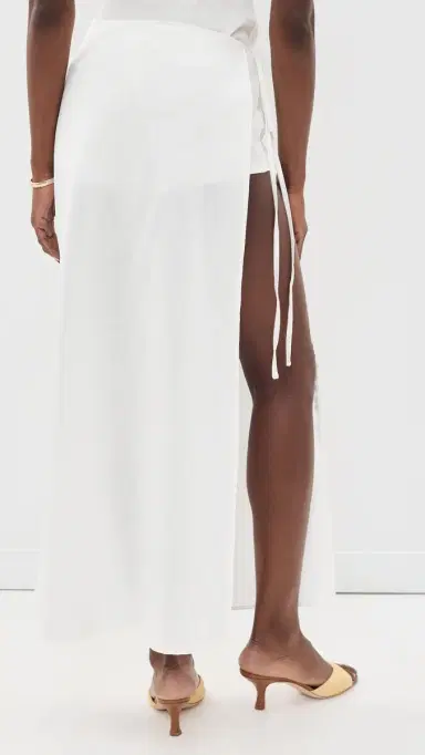 Yellow the Label Romy Linen kort Off White | Thumbnail 3 Yellow the Label Romy Linen kort Off White | Thumbnail 3