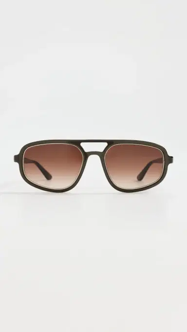 Krewe Jordan Sunglasses Bronze Metallic/12k One Size | Thumbnail 2 Krewe Jordan Sunglasses Bronze Metallic/12k One Size | Thumbnail 2
