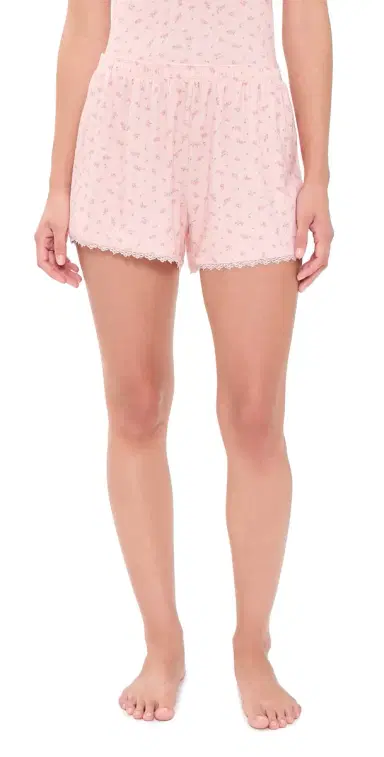 Z Supply Better Off Ditsy Shorts Rosewater | Thumbnail 1 Z Supply Better Off Ditsy Shorts Rosewater | Thumbnail 1