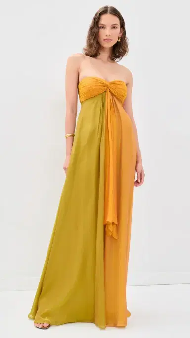 Retrofête Lunaria Chiffon Maxi Dress Iridescent ulti | Thumbnail 2 Retrofête Lunaria Chiffon Maxi Dress Iridescent ulti | Thumbnail 2