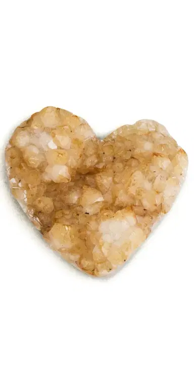 JIA JIA Medium Citrine Heart Citrine One Size | Thumbnail 1 JIA JIA Medium Citrine Heart Citrine One Size | Thumbnail 1