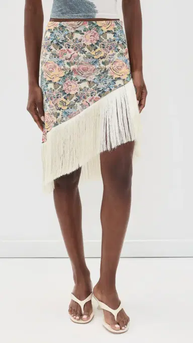 Yellow the Label Gretchen Jacquard Skirt Floral | Thumbnail 2 Yellow the Label Gretchen Jacquard Skirt Floral | Thumbnail 2