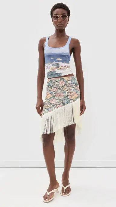 Yellow the Label Gretchen Jacquard Skirt Floral | Thumbnail 5 Yellow the Label Gretchen Jacquard Skirt Floral | Thumbnail 5