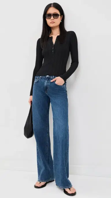 Z Supply Rowena Fine Knit Tee Black | Thumbnail 5 Z Supply Rowena Fine Knit Tee Black | Thumbnail 5