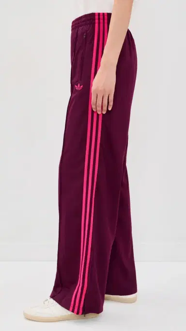 Adidas Firebird Loose Track Pants Maroon/Power Pink S | Thumbnail 4 Adidas Firebird Loose Track Pants Maroon/Power Pink S | Thumbnail 4