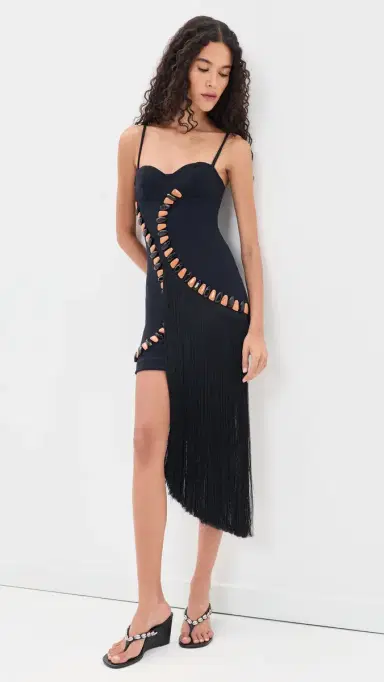 PatBo Delya Knit Beaded Fringe Mini Dress | Thumbnail 5 PatBo Delya Knit Beaded Fringe Mini Dress | Thumbnail 5