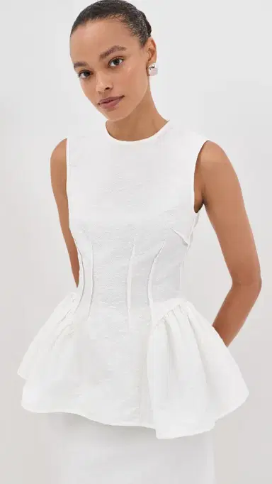 Cecilie Bahnsen Daimi Top White 6 | Thumbnail 2 Cecilie Bahnsen Daimi Top White 6 | Thumbnail 2