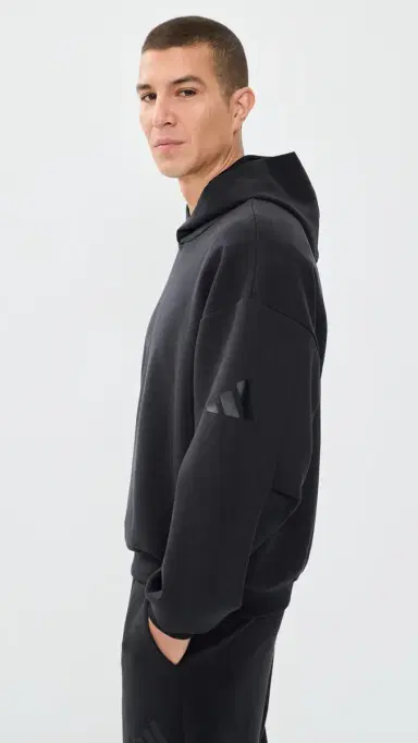 Adidas Soft Lux Hoodie | Thumbnail 4 Adidas Soft Lux Hoodie | Thumbnail 4
