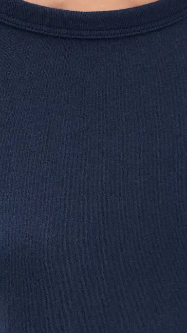 EB Denim Rory Layered Long Sleeve Tee Navy And White Waffle L | Thumbnail 6 EB Denim Rory Layered Long Sleeve Tee Navy And White Waffle L | Thumbnail 6