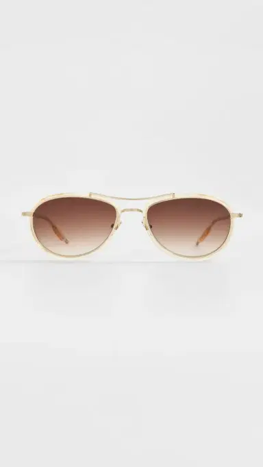 Krewe Dallas Sunglasses 12k Titanium/Champagne One Size | Thumbnail 2 Krewe Dallas Sunglasses 12k Titanium/Champagne One Size | Thumbnail 2