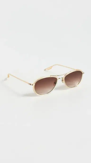 Krewe Dallas Sunglasses 12k Titanium/Champagne One Size | Thumbnail 4 Krewe Dallas Sunglasses 12k Titanium/Champagne One Size | Thumbnail 4
