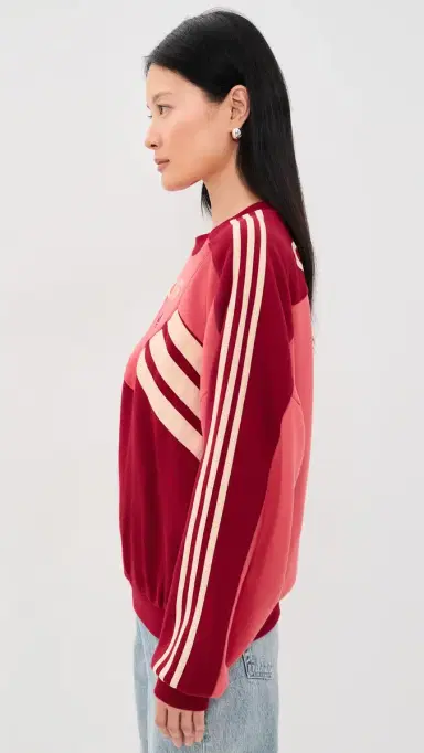 Adidas Graphic Crew Sweatshirt Preloved Scarlet/Team Victory L | Thumbnail 4 Adidas Graphic Crew Sweatshirt Preloved Scarlet/Team Victory L | Thumbnail 4