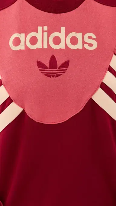 Adidas Graphic Crew Sweatshirt Preloved Scarlet/Team Victory L | Thumbnail 6 Adidas Graphic Crew Sweatshirt Preloved Scarlet/Team Victory L | Thumbnail 6