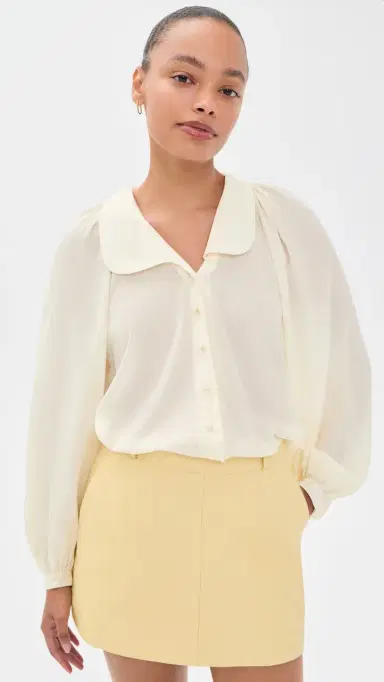 Frame The ilk Gala Shirt Cream | Thumbnail 2 Frame The ilk Gala Shirt Cream | Thumbnail 2