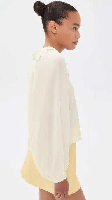 Frame The ilk Gala Shirt Cream | Thumbnail 4 Frame The ilk Gala Shirt Cream | Thumbnail 4