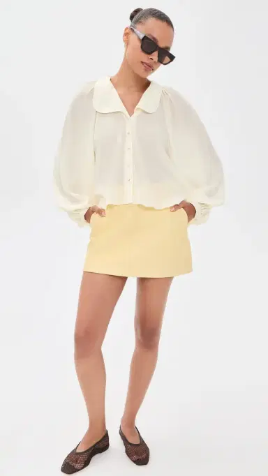Frame The ilk Gala Shirt Cream | Thumbnail 5 Frame The ilk Gala Shirt Cream | Thumbnail 5