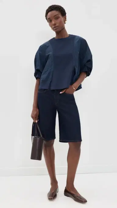 MEIMEIJ Flounce Top Pagent Blue | Thumbnail 5 MEIMEIJ Flounce Top Pagent Blue | Thumbnail 5