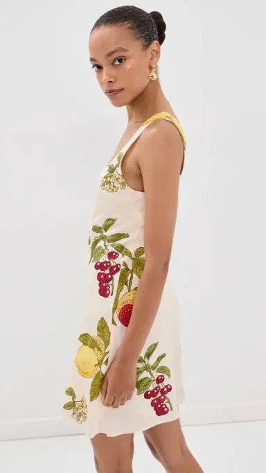 ALIX OF BOHEMIA Addie Four Fruit Silk Mini Dress | Thumbnail 4 ALIX OF BOHEMIA Addie Four Fruit Silk Mini Dress | Thumbnail 4