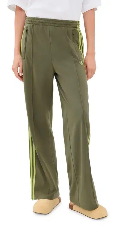 Adidas Firebird Loose Track Pants Olive Strata/Preloved Lime M | Thumbnail 1 Adidas Firebird Loose Track Pants Olive Strata/Preloved Lime M | Thumbnail 1