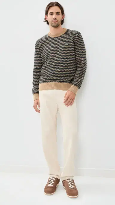Lacoste Point Fantaisie Crew Sweater | Thumbnail 5 Lacoste Point Fantaisie Crew Sweater | Thumbnail 5