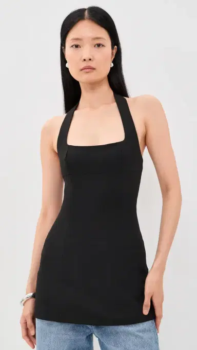 Runaway the Label able Halter Tailored Top Black | Thumbnail 2 Runaway the Label able Halter Tailored Top Black | Thumbnail 2
