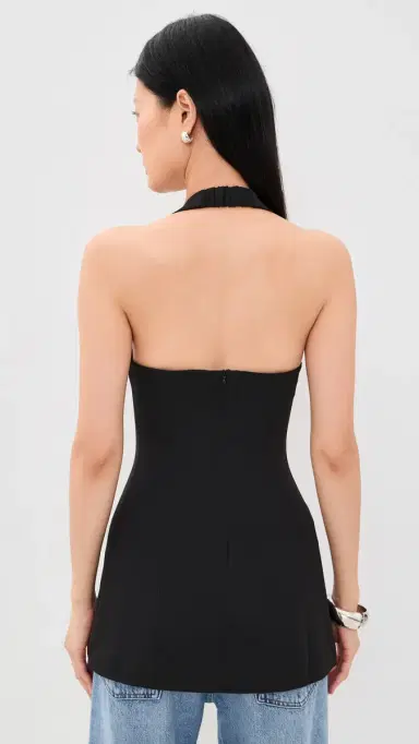 Runaway the Label able Halter Tailored Top Black | Thumbnail 3 Runaway the Label able Halter Tailored Top Black | Thumbnail 3