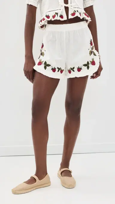 Sea Bindi Strawberry Shorts Cream L | Thumbnail 2 Sea Bindi Strawberry Shorts Cream L | Thumbnail 2