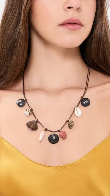 éliou Moku Wrap Necklace Multi One Size | Thumbnail 3 éliou Moku Wrap Necklace Multi One Size | Thumbnail 3