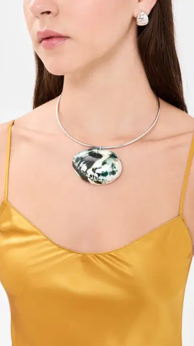 Julietta Leia Necklace Silver/Black One Size | Thumbnail 3 Julietta Leia Necklace Silver/Black One Size | Thumbnail 3