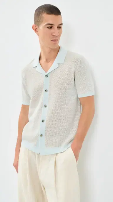 Marine Layer Asher Sweater Resort Shirt | Thumbnail 2 Marine Layer Asher Sweater Resort Shirt | Thumbnail 2