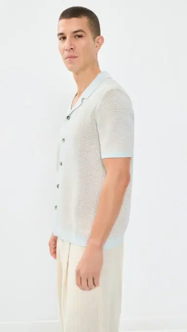 Marine Layer Asher Sweater Resort Shirt | Thumbnail 4 Marine Layer Asher Sweater Resort Shirt | Thumbnail 4