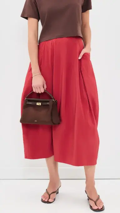 JW PEI Carmen Faux Suede Top Handle Bag Dark Brown One Size | Thumbnail 4 JW PEI Carmen Faux Suede Top Handle Bag Dark Brown One Size | Thumbnail 4
