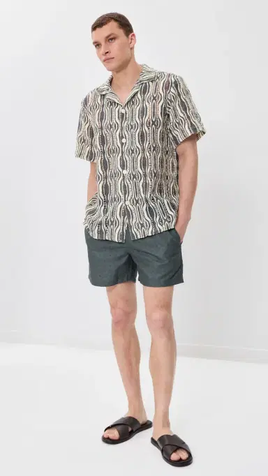 OAS Mosaico wim Shorts Black | Thumbnail 5 OAS Mosaico wim Shorts Black | Thumbnail 5