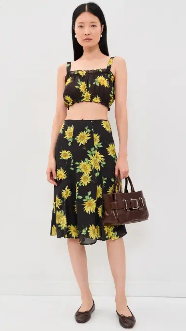 Lisa Says Gah Amora Skirt Golden Flower | Thumbnail 5 Lisa Says Gah Amora Skirt Golden Flower | Thumbnail 5