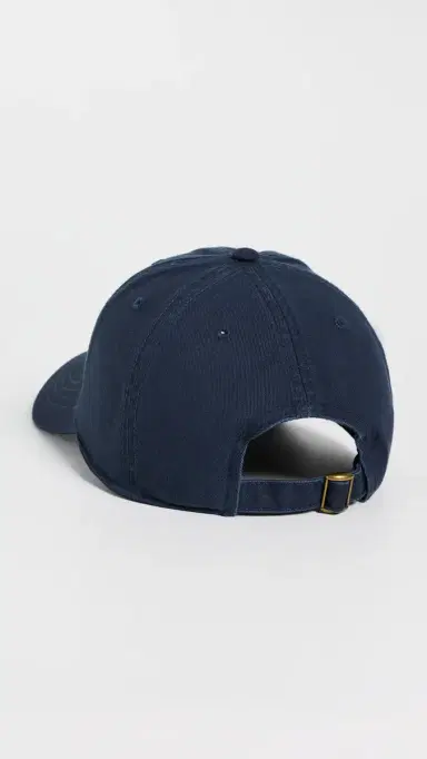 Clare V. Clare V. Baseball Hat Cream/Navy One Size | Thumbnail 4 Clare V. Clare V. Baseball Hat Cream/Navy One Size | Thumbnail 4