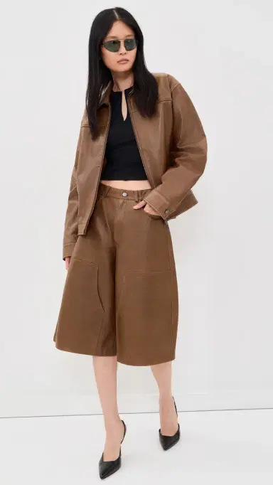 Haikure Legacy Silky Leather Shorts | Thumbnail 2 Haikure Legacy Silky Leather Shorts | Thumbnail 2
